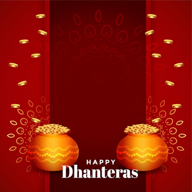 Gelukkige Dhanteras-achtergrond