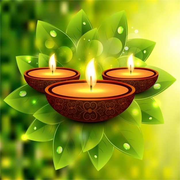 Gratis vector gelukkige diwali achtergrond