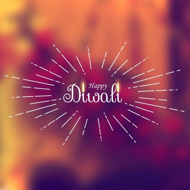 Gratis vector gelukkige diwali wenskaart