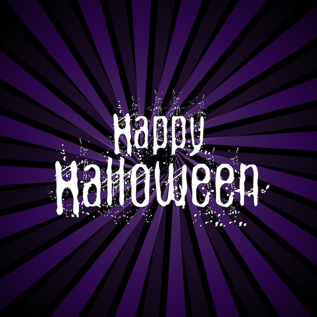 Gelukkige Halloween-achtergrond met grunge het van letters voorzien