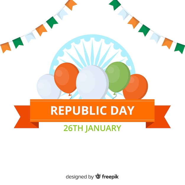 Gratis vector gelukkige indische republiekdag