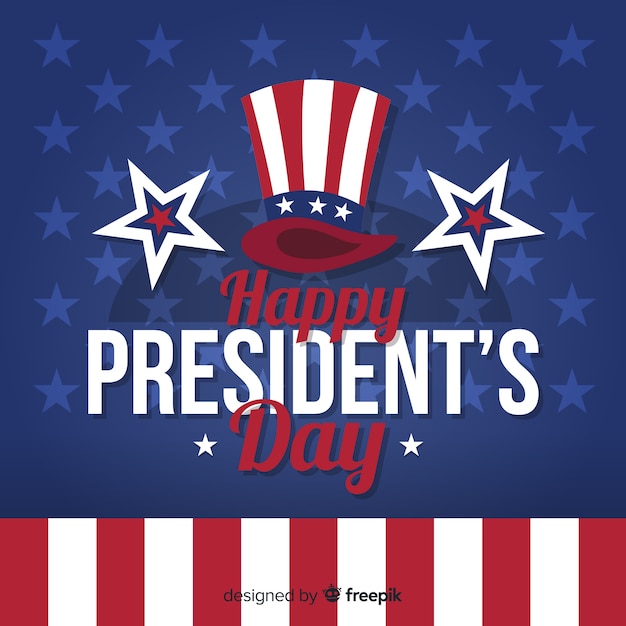 Gratis vector gelukkige presidentendag