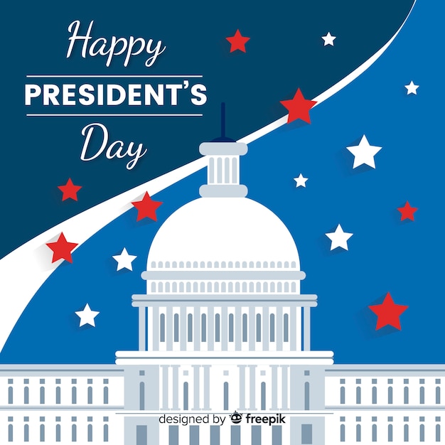 Gratis vector gelukkige presidentendag