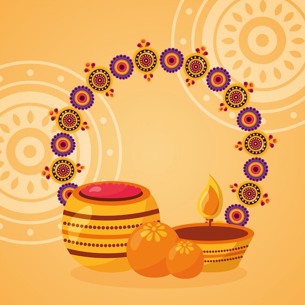 Gratis vector gelukkige raksha bandhanviering