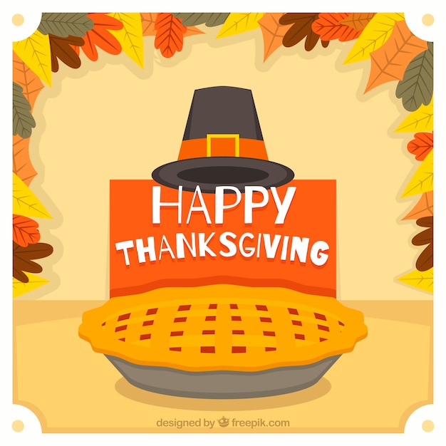 Gratis vector gelukkige thanksgiving dag achtergrond