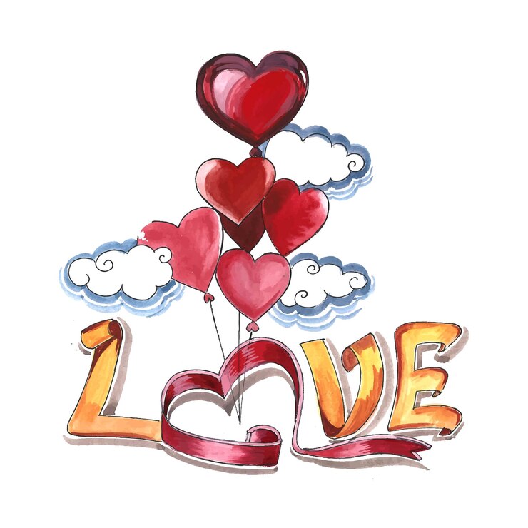 Gratis Vector gelukkige valentijnsdag mooie hart groeten kaart achtergrond