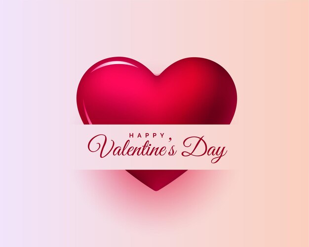 Gelukkige Valentijnsdag mooie kaart ontwerp achtergrond