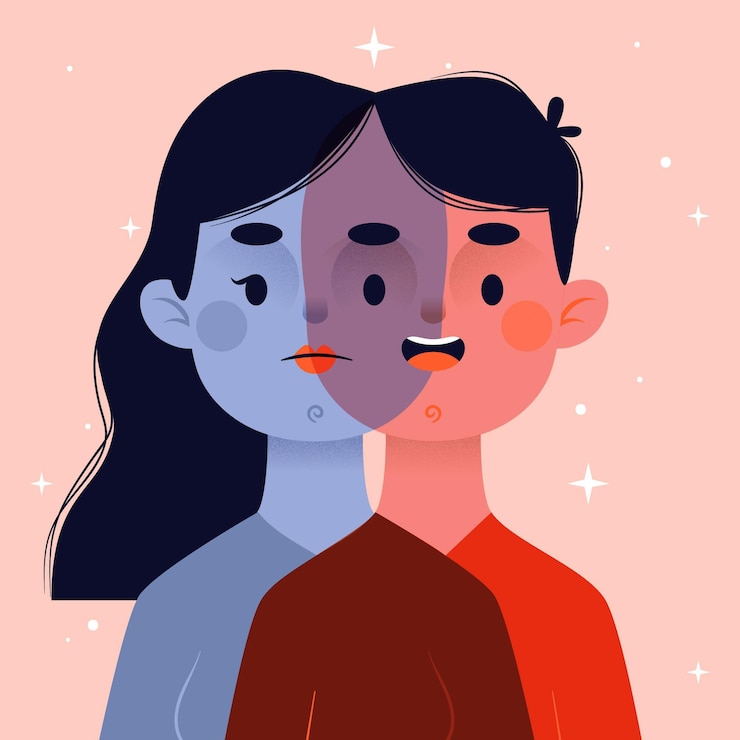 Gratis Vector genderidentiteit concept