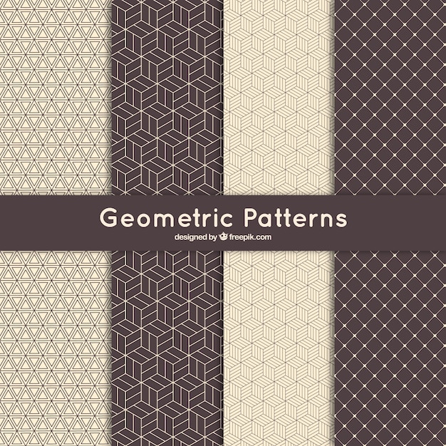 Geometrisch patroon collectie