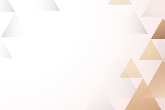 Geometrische achtergrond, gouden rand, moderne zakelijke ontwerpvector