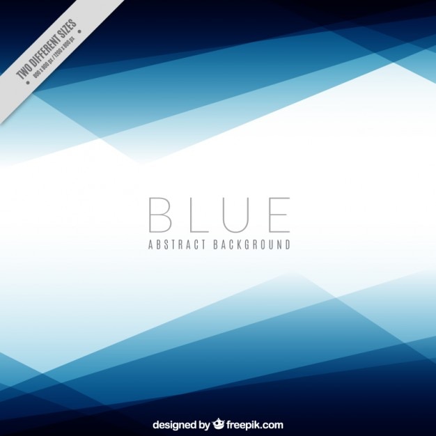 Gratis vector geometrische achtergrond in blauwe kleur