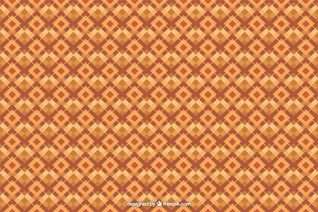 Geometrische achtergrond in bruin en oranje kleuren