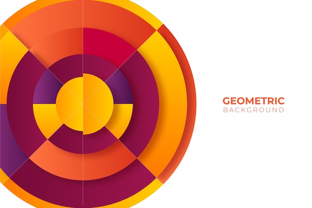 Geometrische achtergrond met kleurovergang