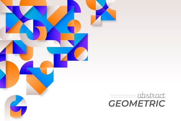 Geometrische achtergrond met kleurovergang