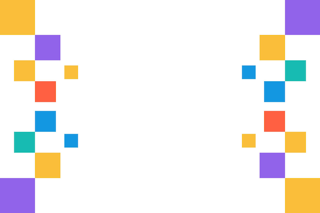 Geometrische achtergrond met vlakke stijlontwerp