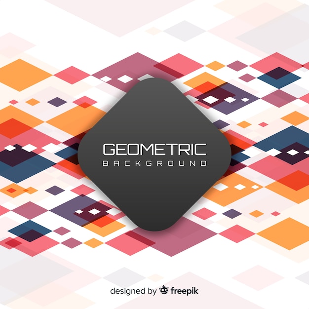 Gratis vector geometrische achtergrond