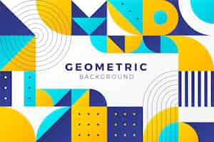 Gratis vector geometrische achtergrond