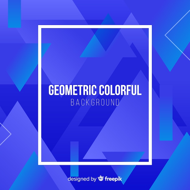 Geometrische kleurrijke achtergrond