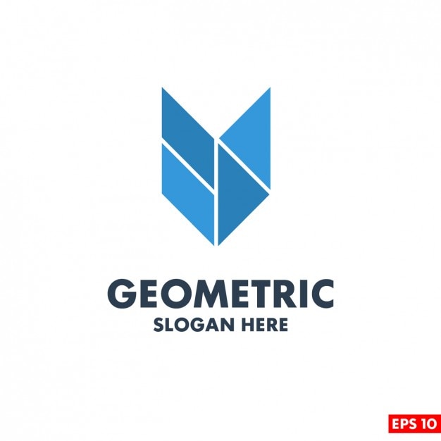 Gratis vector geometrische logo template