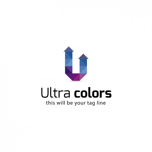 Gratis Vector geometrische logo template