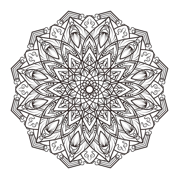 Geometrische mandala achtergrond