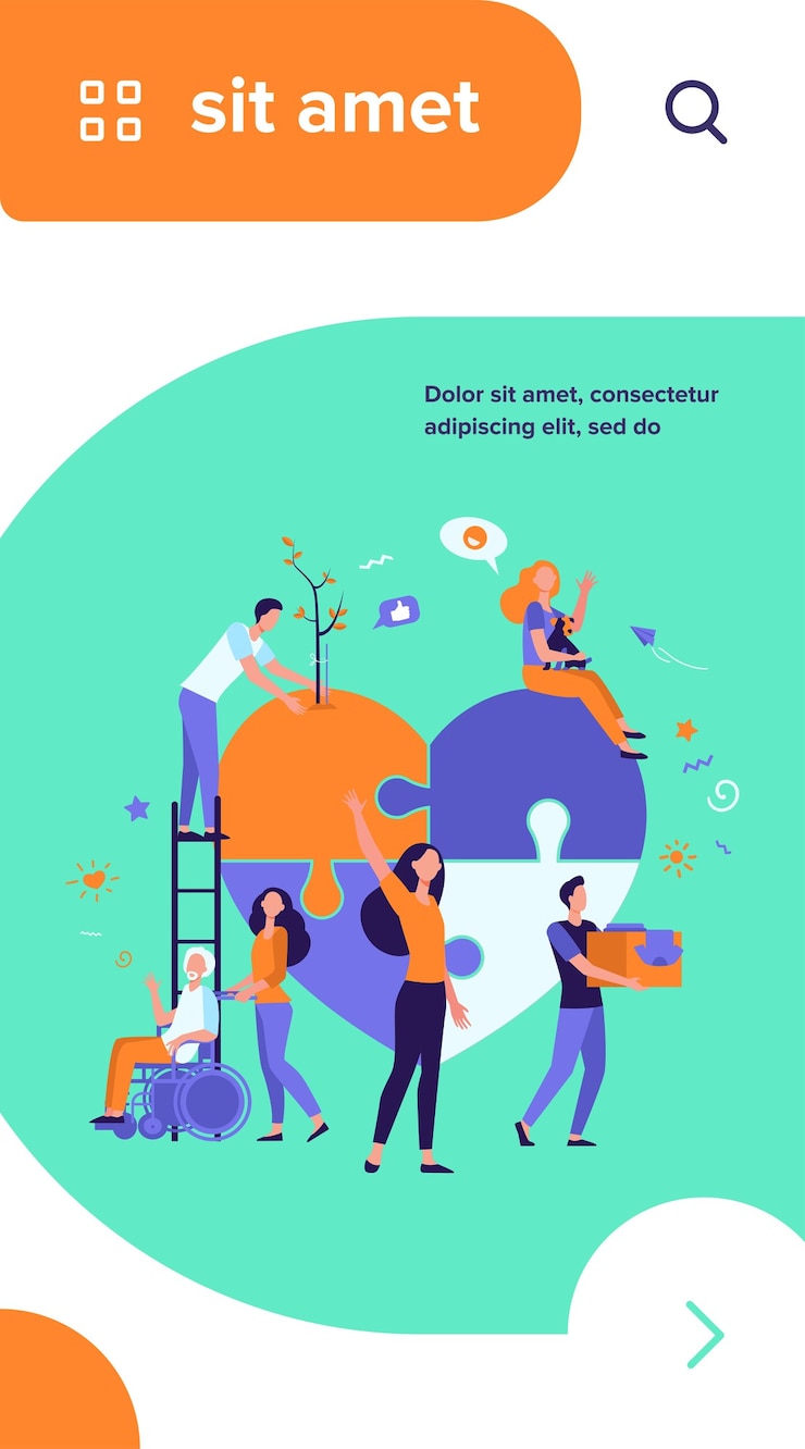 Gratis Vector gestileerde vrijwilligers helpen liefdadigheid en delen hoop geïsoleerde platte vectorillustratie. cartoon abstract sociaal team of groep met humanitaire steun