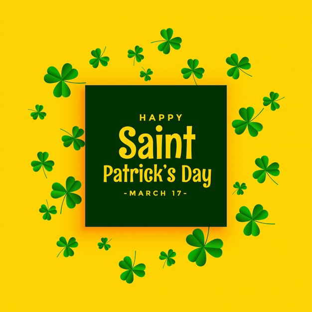 Gratis vector geweldige st patricks dag festival groet achtergrond