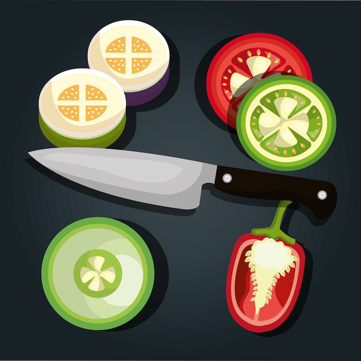 Gratis Vector gezond voedselontwerp