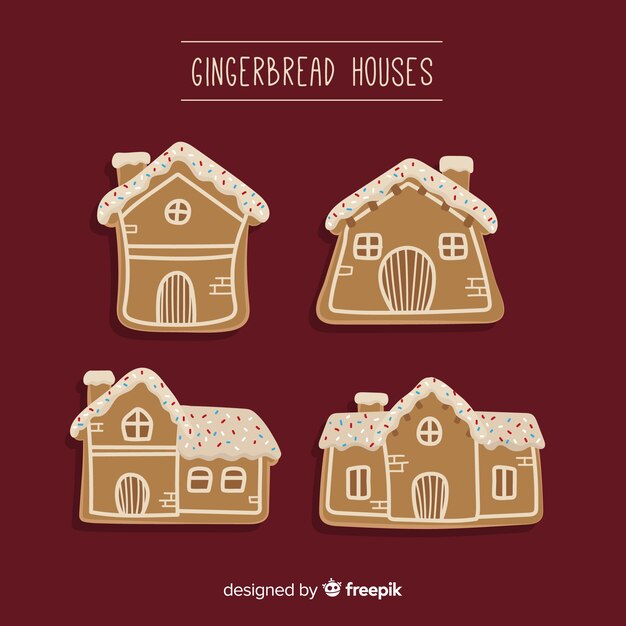 Gingerbread huizen-collectie