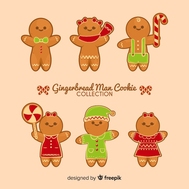 Gingerbread man collectie