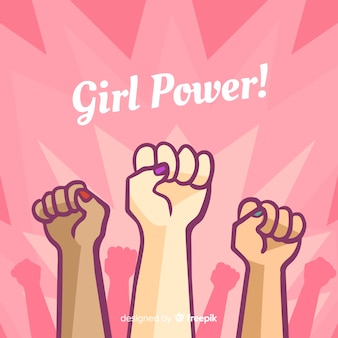 Girl power achtergrond