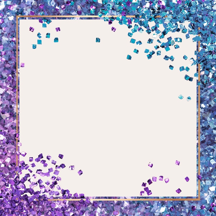 Gratis Vector glanzende frame paarse gradiënt achtergrond