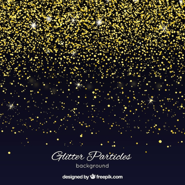 Gratis vector glanzende glitter deeltjes achtergrond