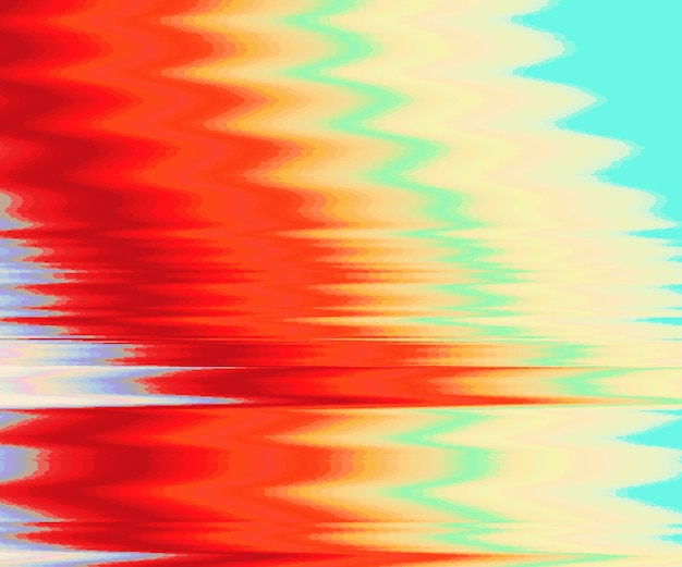 Gratis vector glitch achtergrond. vervorming van digitale beeldgegevens. kleurrijke abstracte achtergrond. chaos-esthetiek van signaalfout. digitaal verval.