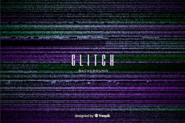 Gratis vector glitch achtergrond