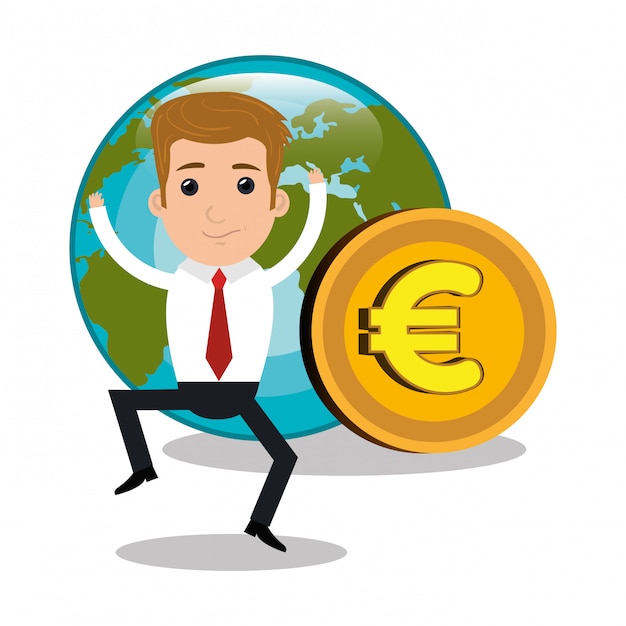 Gratis vector globale economie