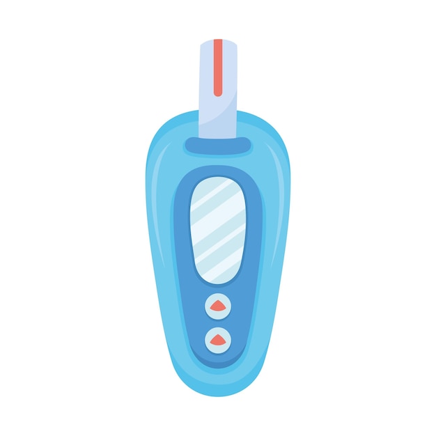 Gratis vector glucometer medische apparatuur tech