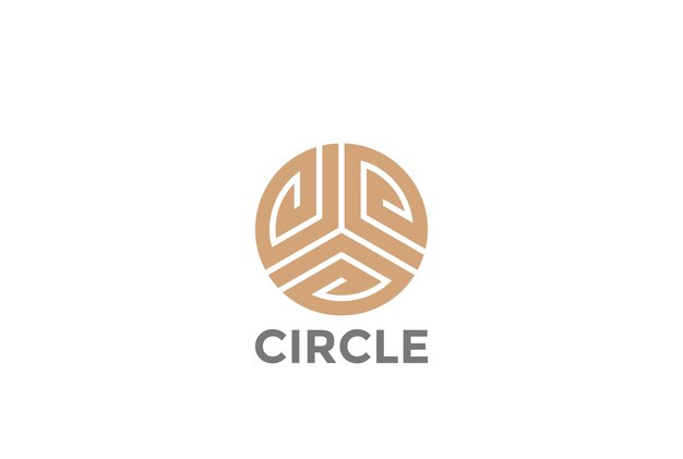 Gold Circle luxe mode Infinity Loop-logo.