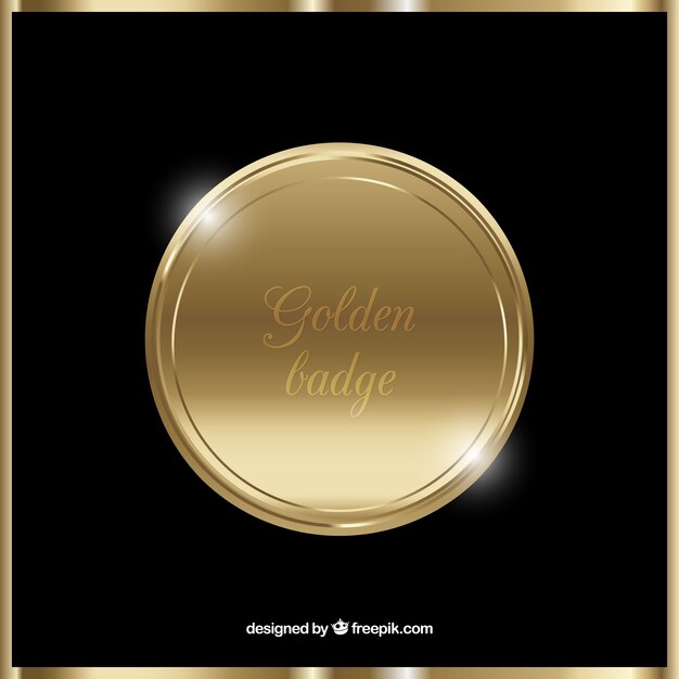 Gouden badge