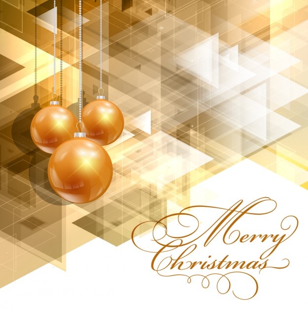 Gratis Vector gouden ballen op een abstracte achtergrond
