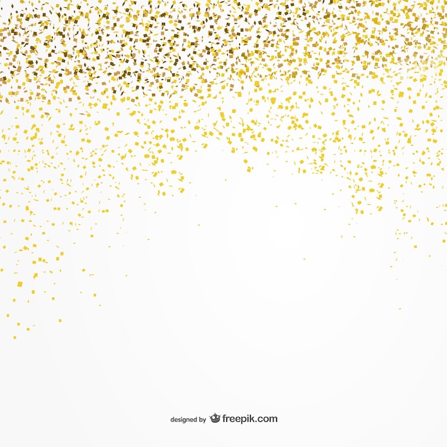 Gouden confetti achtergrond