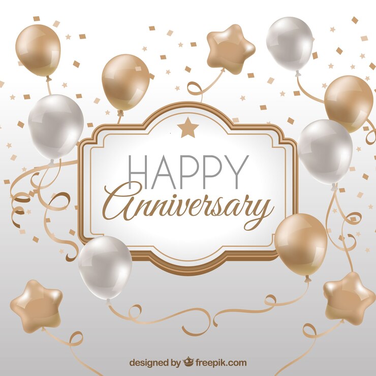 Gratis Vector gouden en witte ballonsachtergrond om te vieren