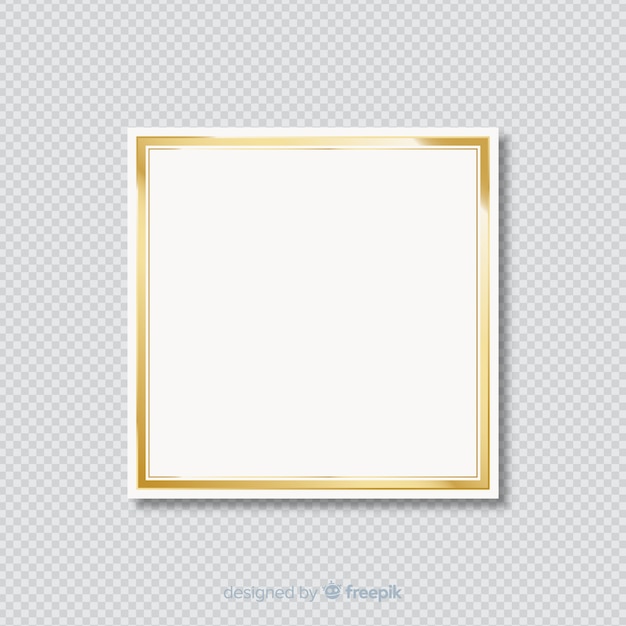 Gratis vector gouden frame