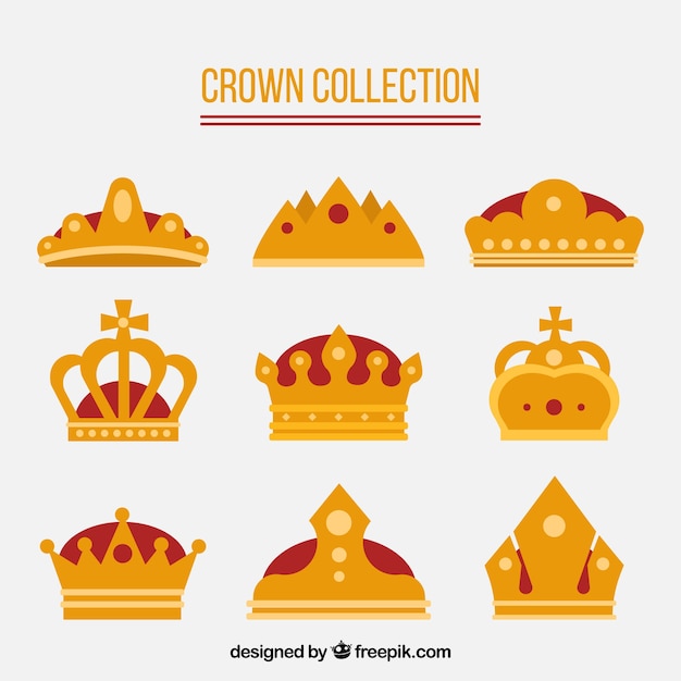 Gouden kroon set