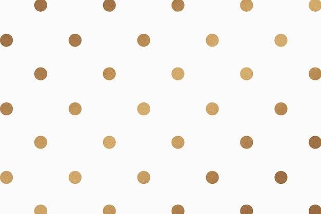 Gouden polka dot glittery patroon achtergrond