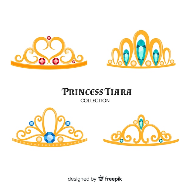 Gouden prinses tiara collectie