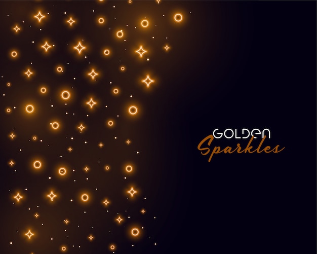 Gouden sparkle achtergrond voor feest of evenement