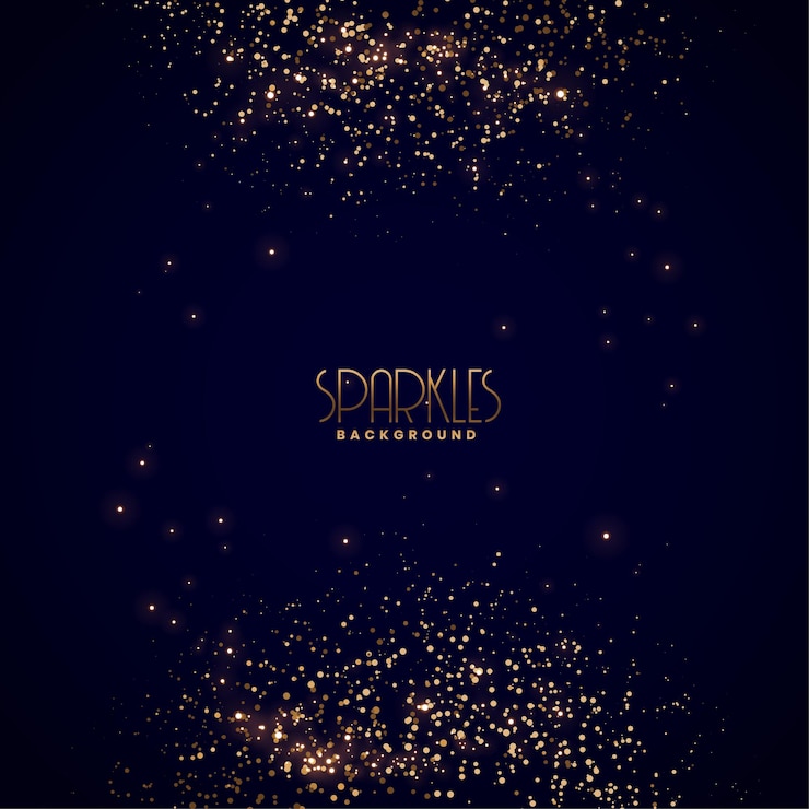 Gratis Vector gouden sparkles confetti burst viering achtergrond