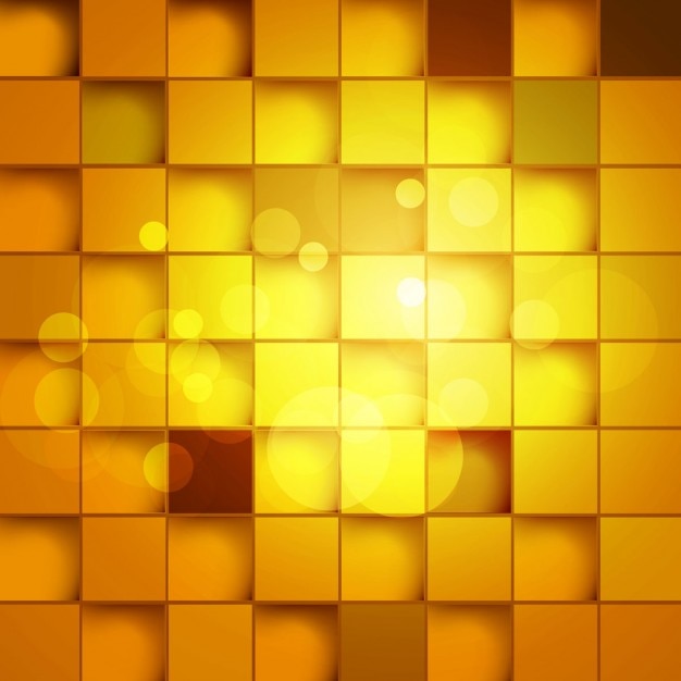 Gouden vierkante blokken achtergrond
