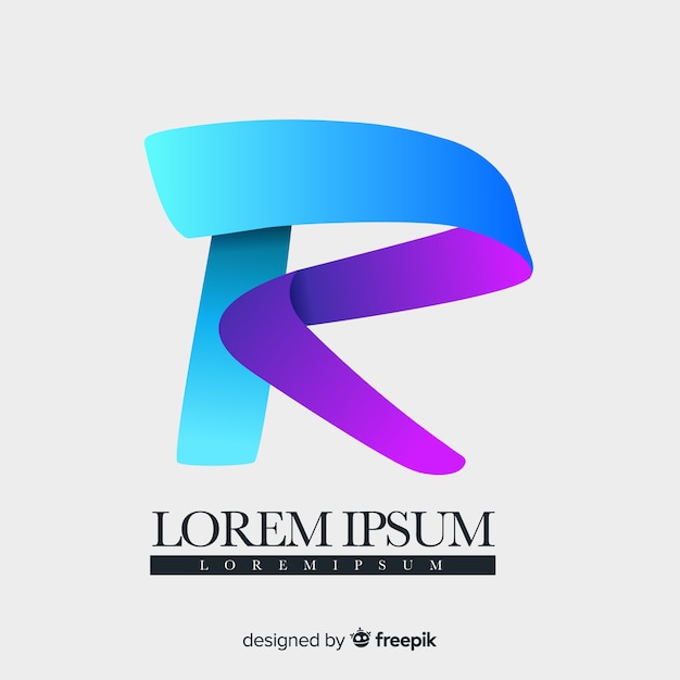 Gradient abstract logo